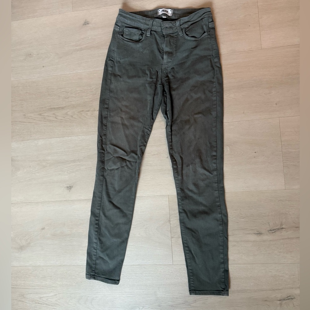 PAIGE Charcoal Denim Jeans